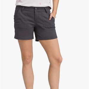 prAna Women's Olivia Short in Coal gray, size 10
